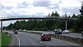 Footbridge over the A11 near Heath Farm