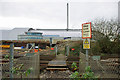 Railway foot crossing and power station, Newhaven