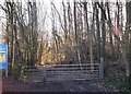 Gate on Pitchfont Lane