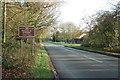 Entrance to Stone on the B5026 Eccleshall Road