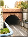 The southern entrance to Rotherhithe Tunnel