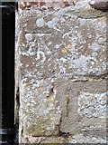 ST0737 : Bench Mark, All Saints' Church by Maigheach-gheal