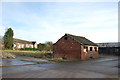 Old Buildings near Dismantled Railway at Yarnfield