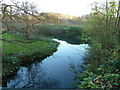 View downstream on the Cuckmere River