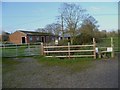 Stile on the way from Five Bridges Road to St Cross