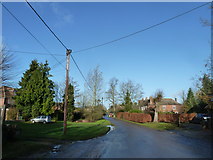 SU5953 : Church Lane in early December by Basher Eyre