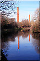 SK5806 : Wolsey factory chimneys by Chris Allen