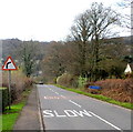 Eastern boundary of Llandogo