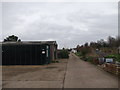 Track into Woodlands Road Allotments