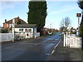 Level crossing near Poppleton Station