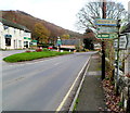 Roadside signs on the A466, Llandogo