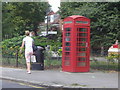 Telephone box on South Parade, Turnham Green