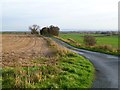 Farmland and road, Easby