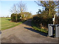 TM3076 : Footpath to St.Peter's Church & Church Farm & entrance to Town Farm by Geographer