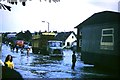 Crayford High Street  flood 1968