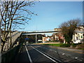A footbridge over the A4