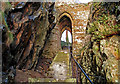 NS3974 : Portcullis Arch, Dumbarton Rock by wfmillar