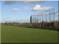 Perimeter fencing near Rushden