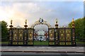 Warrington Town Hall gates