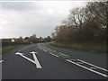 A51 approaching the junction for Great Haywood