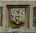 Stephens family monogram, Avenue House, Finchley