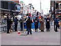 Salvation Army band, Wood Green, December 2011