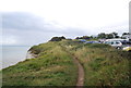 Saxon Shore Way near the golf club