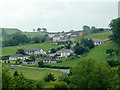 Village and farmland near Tynygraig, Ceredigion