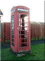 Disused K6 telephone box in Lingheath Road, Brandon