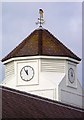 Clock tower and weather vane, Tesco