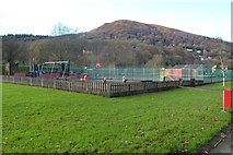 ST1283 : Children's play area,Taffs Well Park by Jaggery