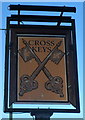 Pub sign, Cross Keys Hotel, Nantgarw