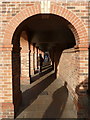 York: covered pavement in Skeldergate