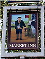 Pub sign, Market Inn, Yatton