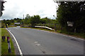 Pre-Worboys road sign north west of Ystradmeurig