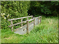 SN6971 : Boardwalk at Grogwynion Nature Reserve by Phil Champion