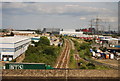 Railway by the A282