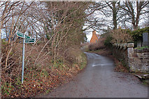 NT2763 : Signpost near Roslin Chapel by Jim Barton