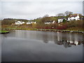 Jetties beside the Llangollen Canal in Llangollen