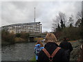 View of the railway bridge from the Regent