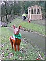 Shelter under construction at Cragg Vale Park