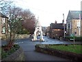 Monument on High Street in Dronfield