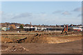 Earth moving on West of Waterlooville housing development site