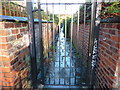 A gated alley, Chorlton-cum-Hardy