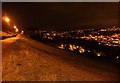 Footpath to Longhill Avenue, at night