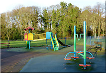 SO9095 : Playground in Muchall Park, Wolverhampton by Roger  D Kidd