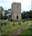 Medieval tower, Grade II listed Church of St Brynach, Llanfrynach