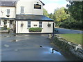 Old water pump outside the Maesllwch Arms Hotel, Glasbury