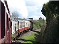 Train on Bodmin and Wenford Railway