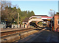 Hagley Station in the December sunshine